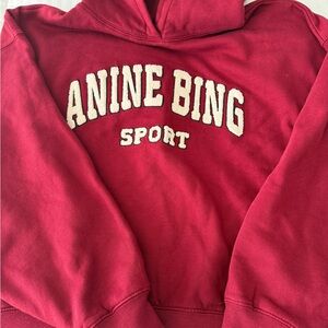 Anine Bing Sport Crimson Hoodie